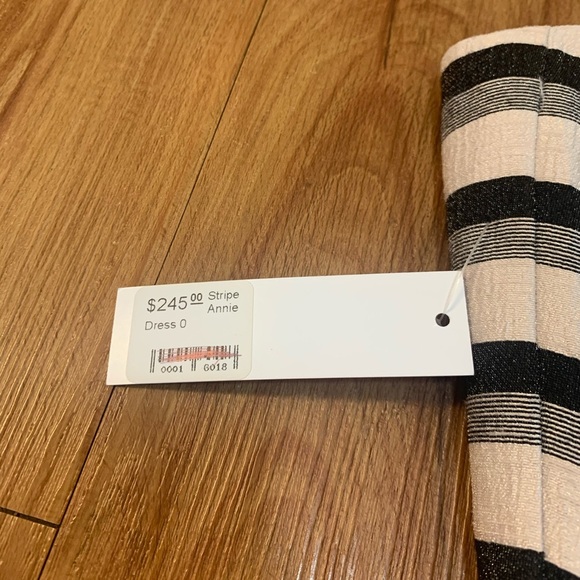 THII Black Stripe Strapless Cocktail Dress - Picture 7 of 16